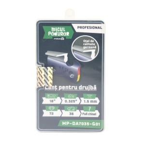 Lant Micul Padurar Profesional, 18'' .325'' 1.5mm 72P 36D full-chisel
