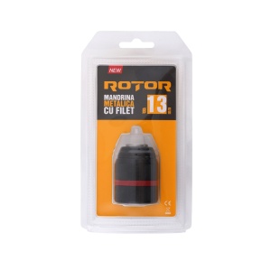 Mandrină metalică 13 mm cu filet – ROTOR - Img 2