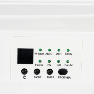 Aeroterma de perete Detoolz, 2KW, 2 trepte de putere, cu afisaj LED si termostat - Img 4