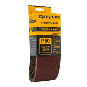 Banda de slefuit ROTOR P60 75*457 set 5 - Img 3