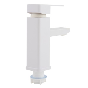 Baterie baie din plastic, PLAMIX Kub-001 Alb - Img 9