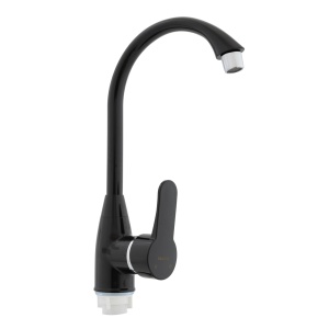 Baterie bucatarie din plastic PLAMIX Mario-011 Black - Img 3