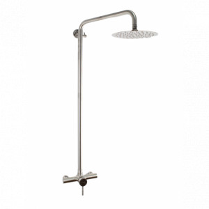 Coloana de dus Mixxus EKA-003-J, 120 cm + baterie si para, monocomanda, furtun flexibil - Img 1