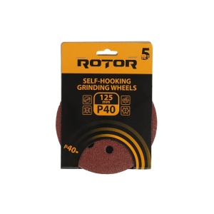Disc abraziv pentru slefuitor cu excentric ROTOR 125 P40 - Pachet 5 bucati - Img 3