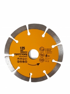 DISC DIAMANTAT 125x2x10x22.23 Segmentat Rotor - Img 1