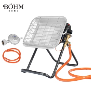 Incalzitor pe gaz GPL BÖHM BF-009D-02, 4,5 kW , 20-80 m², Regulator GPL + Furtun GPL 1,5 m - Img 1