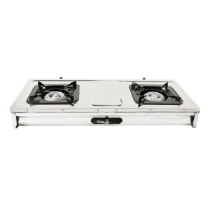Mini aragaz portabil, Detoolz, 5.6kW, 2 ochiuri, Piezo