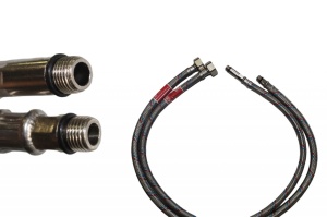 SET KOER Furtun de dus flexibil F1/2 -M10-80 cm - Img 3