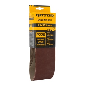 Banda de slefuit ROTOR P220 75*533 set 5 - Img 3