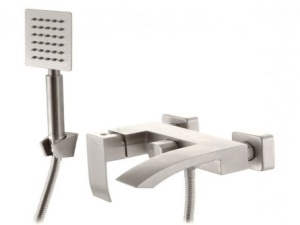 Baterie cada MIXXUS AMA-009 (EURO), culoare crom, alama, monocomanda - Img 5