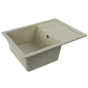 Chiuveta de bucătărie Elefant Premium Intenso , Nisip BEJ 465x340 mm - Img 8
