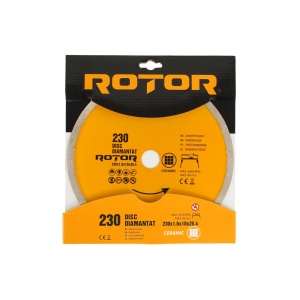 Disc diamantat continuu ROTOR 230x1.6x10x25.4 mm pentru ceramica - Img 3