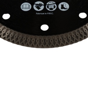 Disc diamantat turbo Detoolz 125x22.2mm, taiere umeda/uscata - Img 2