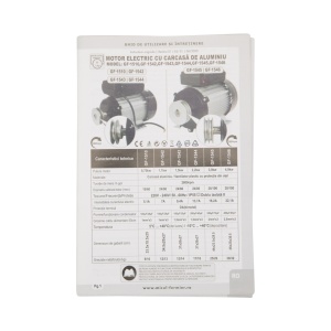 Motor electric Micul Fermier 1.1KW, 2800 rpm, carcasa aluminiu - Img 2
