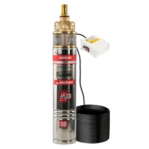 Pompa submersibila Elefant 4SKM100 cu panou de control, 1100W, debit 50 l/min, inaltime refulare 60 m - Img 9