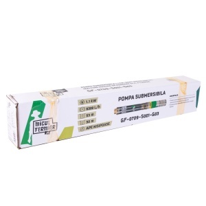 Pompa submersibila Micul Fermier, pentru apa curata, 1.1 kW, debit 6300 l/h, inaltime maxima pompare 53 m, 8 turbine - Img 4