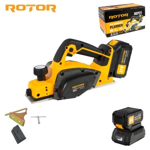 Rindea pe acumulator ROTOR REP21, 21V/3Ah, 500 W, 16000 rot/min ,Brushless - Img 1