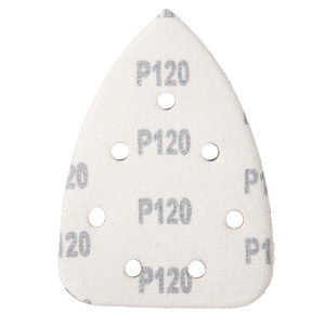 Set hartie abraziva 135x95mm P120 7 gauri (10/set) - Img 2