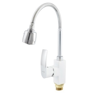 Baterie bucătărie cu 2 funcții MIXXUS MAGNUM 011 (NUT) WHITE CHROME REFL. - Img 2