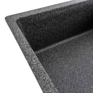 Chiuveta de bucatarie Elefant Premium Roma Grafit,775x500 mm - Img 10
