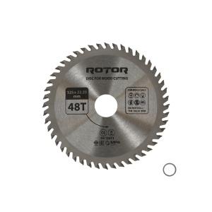 Disc taiat lemn ROTOR 125*22,23 48T - Img 2