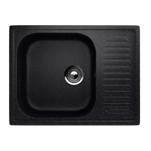 ES-18-308 chiuveta compozit, negru ECOSTONE - Img 2