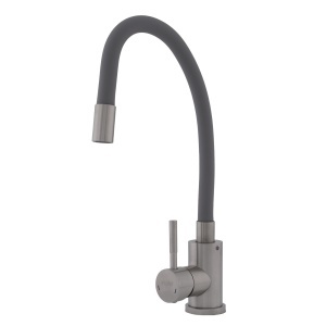 FB-011 Ref Grey – Baterie bucătărie SUS 304 cu pipă flexibilă gri VITAL FLOW - Img 8