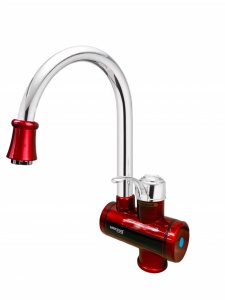 MIXXUS Electra 240-E Red robinet instant electric pentru apa, 3 kW din plastic si otel inoxidabil - Img 3