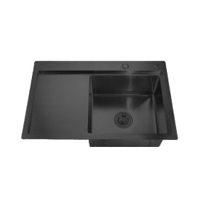 MIXXUS HM7849R-215 NANO-BLACK (3.0/0.8) chiuveta bucatarie din inox - Img 3