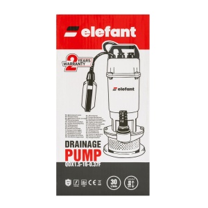 Pompa de drenaj submersibila ELEFANT QDX1.5-16-0.37F cu plutitor, 370W, 50 l/min, inaltime refulare 16 m - Img 9
