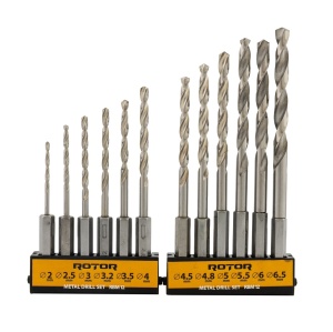 Set burghie metal, HEX, 12 piese ROTOR RBM12 - Img 5