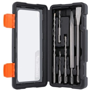 Set dalta burghie spit SDS pentru rotopercutor WELLCUT WC-SDS6, 6 piese - Img 6
