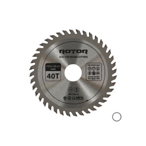 Disc taiat lemn ROTOR 115*22,23 40T - Img 2