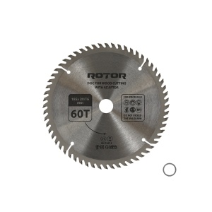 Disc taiat lemn ROTOR 185*20/16 cu adaptor 60T - Img 2