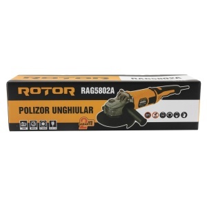 Polizor unghiular ROTOR RAG5802A 1400 W, 180 mm, Cu perii - Img 7