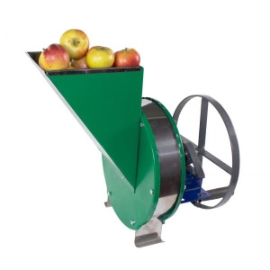 Razatoare fructe manuala, fulie atasare motor, Partial Inox Vinita, 200 kg/h - Img 1