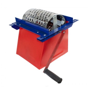 Razătoare manuală pentru fructe MINI cu tambur – Koza-Nova, 100kg/Ora, 6L - Img 2