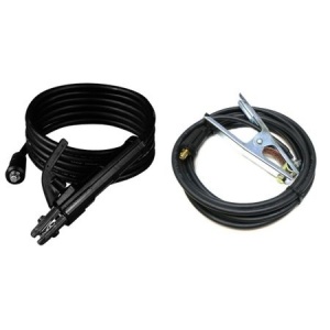 Set cablu de sudura cu cleste port-electrod 200A si cupla cablu DKJ 10-25mmp + cablu de sudura cu cleste de masa 300A si cupla cablu DKJ 10-25mmp 16mmp pentru Invertor Sudura Mini EPTO 3M