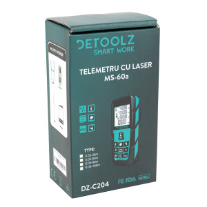 Telemetru cu laser MS-60a DETOOLZ DZ-C204 - Img 3