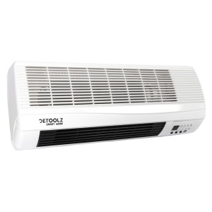 Aeroterma de perete Detoolz, 2KW, 2 trepte de putere, cu afisaj LED si termostat - Img 2