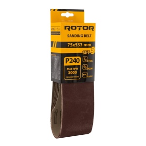 Banda de slefuit ROTOR P240 75*533 set 5 - Img 3