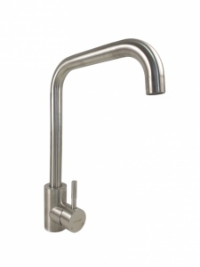 Baterie bucatarie MIXXUS SUS-011-G din otel inoxidabil, Monocomanda, Racorduri incluse - Img 7