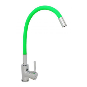 Baterie lavoar TR4451-XI-KGREEN TRIGOR, Monocomanda, cartus ceramic 40mm, Racorduri incluse - Img 3