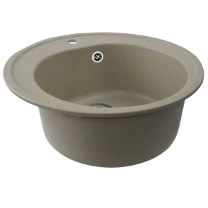 Chiuveta de bucătărie Elefant Premium Luna, Bej , 510 mm - Img 4