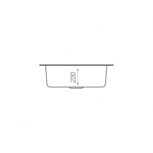 Chiuveta de bucătărie Elefant Premium Turas 480 , Nisip bej 482 mm - Img 2