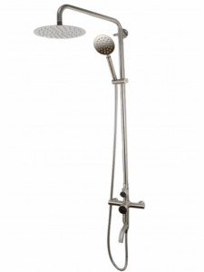 Coloana de dus Mixxus SUS-009-J, 120 cm baterie si para, monocomanda, furtun flexibil - Img 5