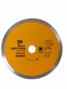 DISC DIAMANTAT 200x1.6x25.4 continuu with water Rotor - Img 1
