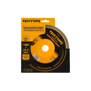 Disc diamantat pentru ceramica ultra subtire ROTOR 180*25,4 - Img 3