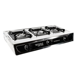 Mini aragaz portabil, Detoolz, 8.4kW, 3 ochiuri, Piezo - Img 5
