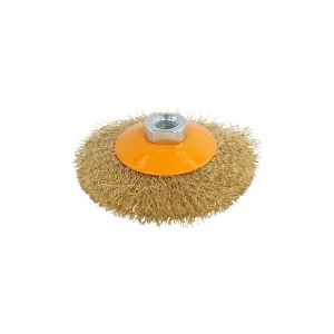 Perie de sarma conica ROTOR 125mm M14 - Img 5